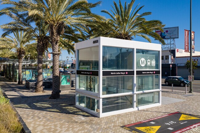 Hop on the Metro K Line for quick transportation in Baldwin Hills.