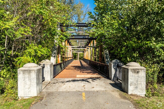 Residents enjoy nearby walking paths for a peaceful outdoor escape in Bridgeview.
