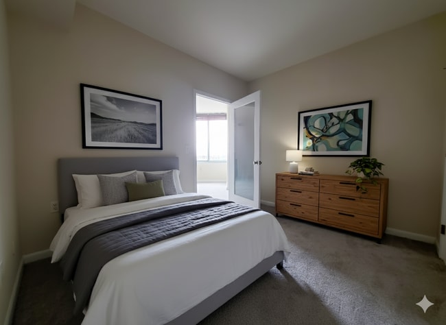 Den/second bedroom (virtually staged)
