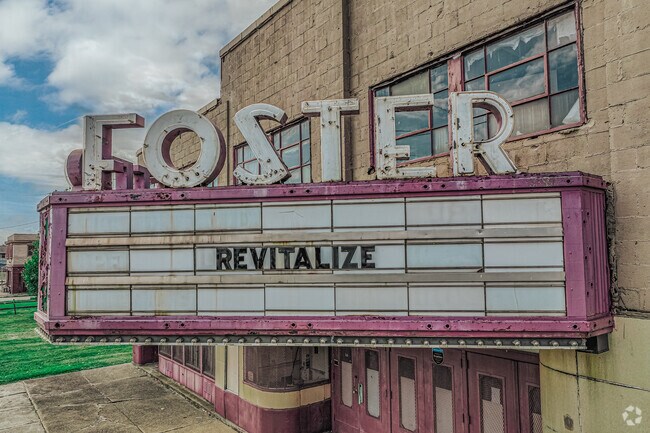 The marquee on The Foster Theatre, in Idora, sums up the Idora neighborhood in one word.