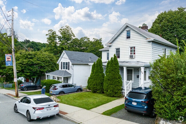 A number of home styles line the streets of Croton-on-Hudson, New York.