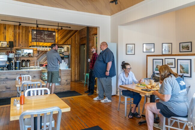 The Sawhorse Cafe is a popular place for breakfast in East End.