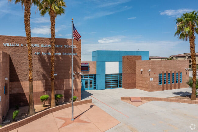 Entrance to William K Moore Elementary.