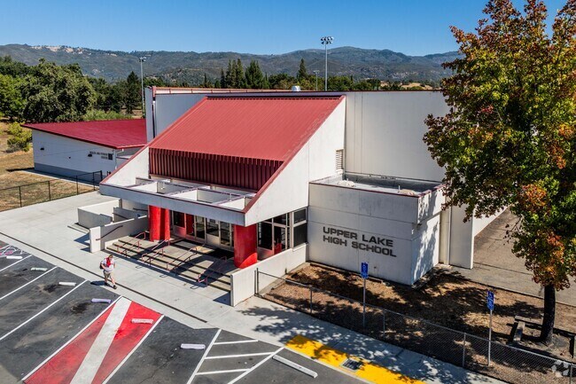 Lucerne students can continue their public school careers at nearby Upper Lake High School.