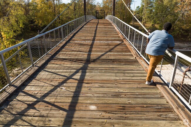The swinging bridge in Byram offers a unique experience for visitors.