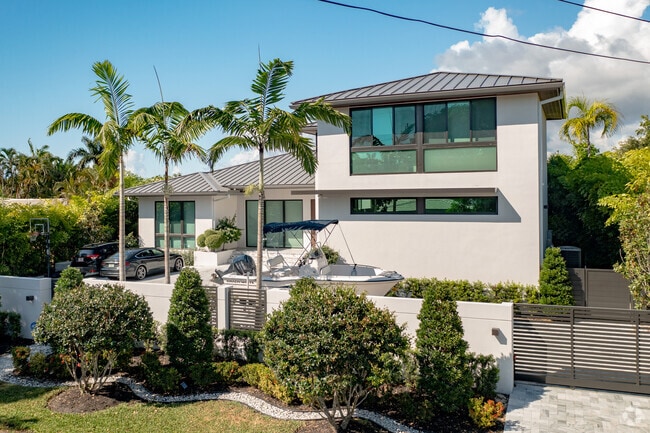 Sleek and stylish modern homes are sprinkled throughout the Chapel Hill neighborhood.