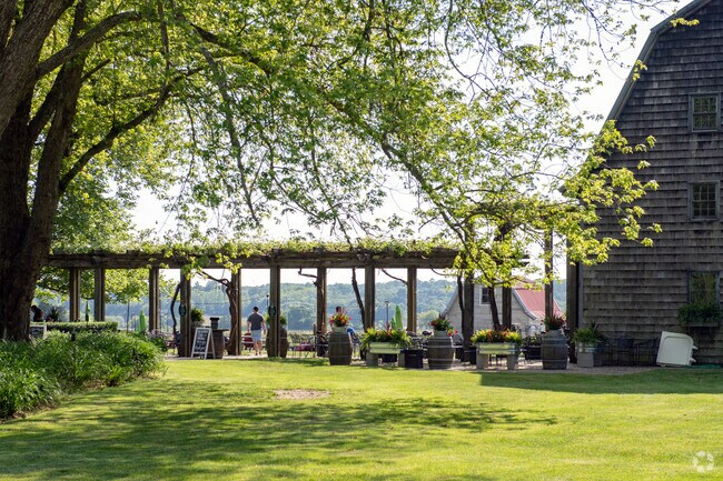 Westport Rivers Vineyard in South Westport is an idyllic spot in the countryside to enjoy wine.