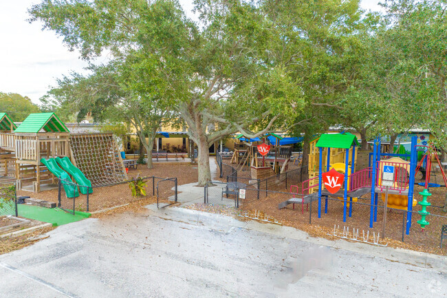Washburn Academy has a playground.