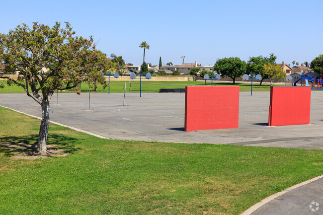 Playground at Los Coyotes Elementary School in La Palma.