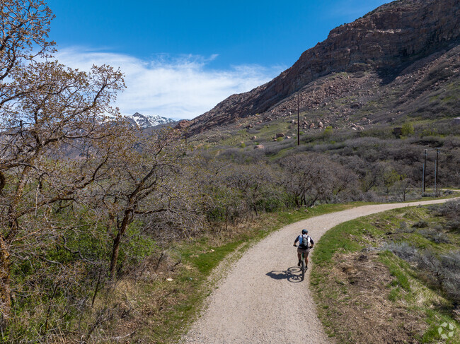 Lake Street Trailhead is popular with bikers and hikers in East Bench.