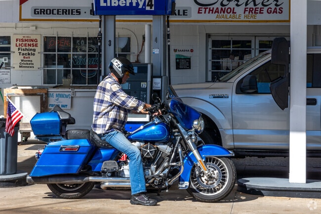 In the center of Piney Grove, Holland’s Corner convenience store can help fill up your tank.