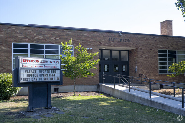 Jefferson Elementary School focuses on the higher education of its students.