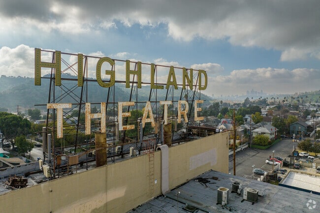 Highland Theatre is a landmark in Highland Park, CA.