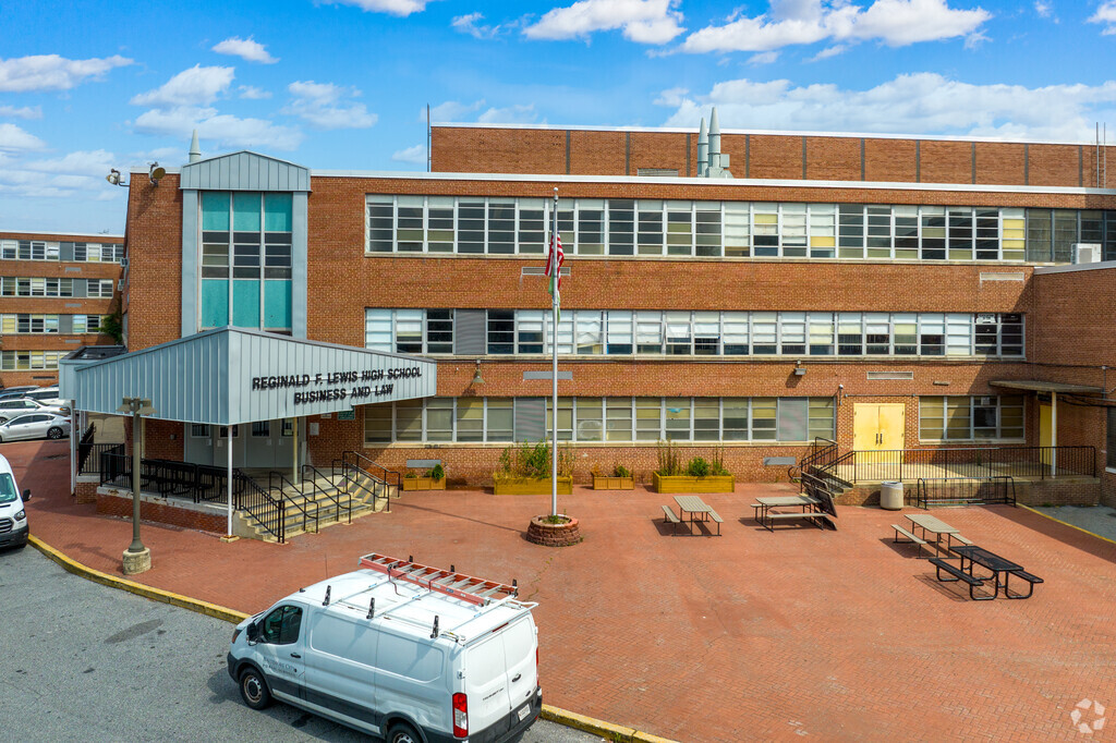 Reginald F. Lewis High School is located in Northwest Baltimore.