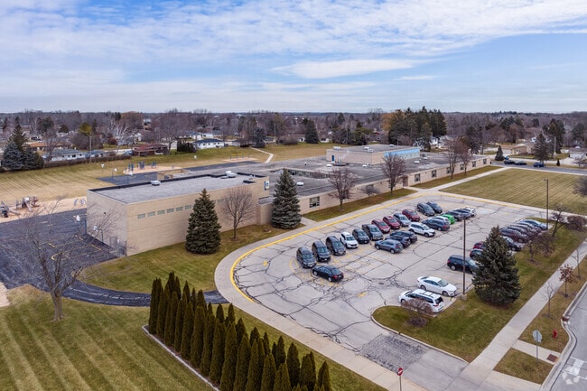 A view of Lincoln Elementary School in Port Washington.