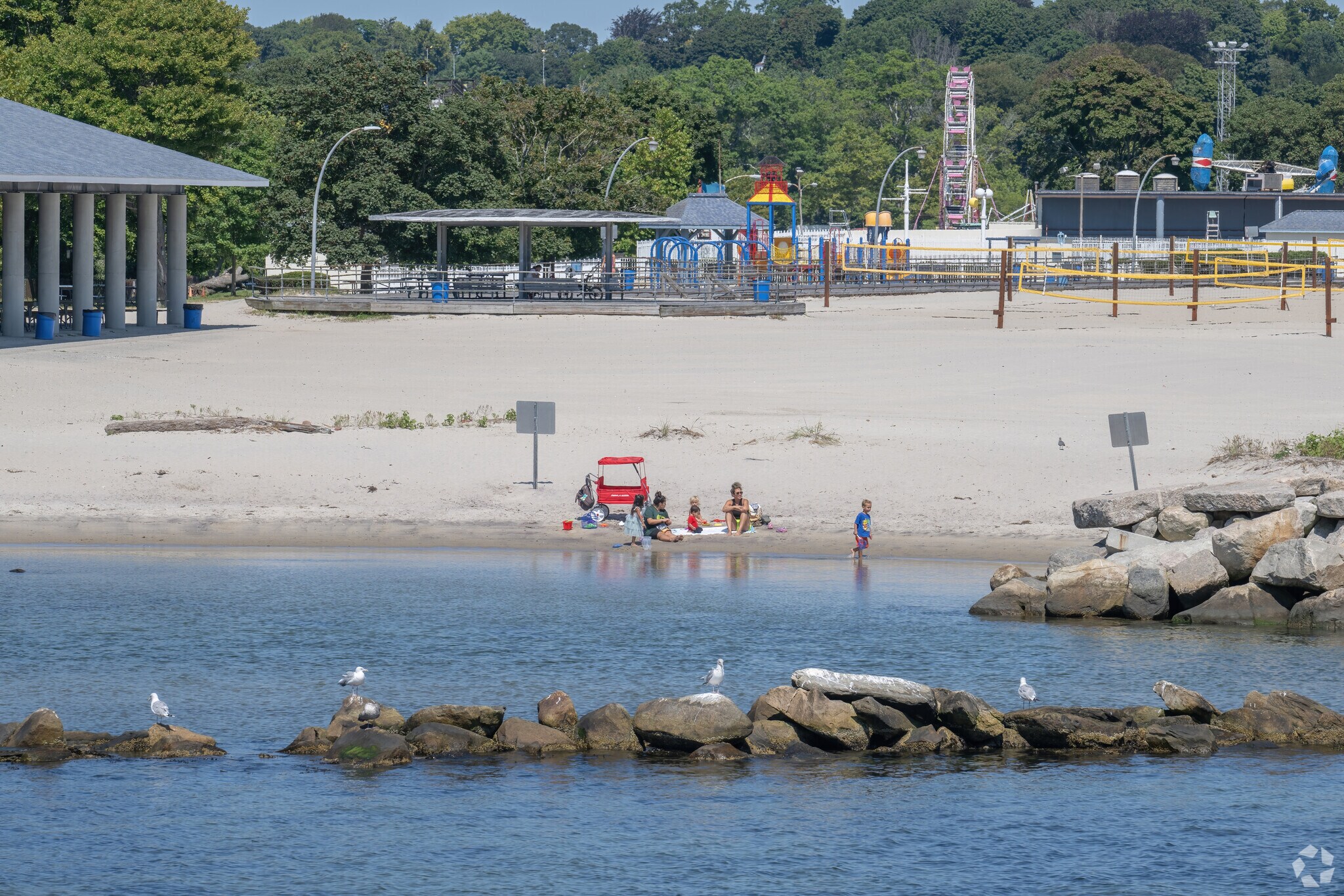 Ocean Beach Park is within sight of the Ridgewood neighborhood of Waterford.