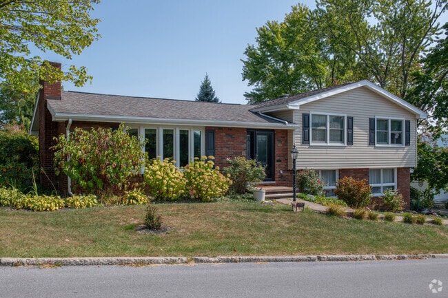 A split-level house with a wonderful view makes a dashing addition to the Wehnwood neighborhood.