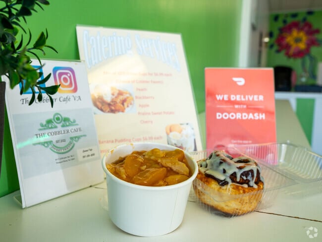 Grab a sweet treat from Cobbler Cafe in Sedgefield.