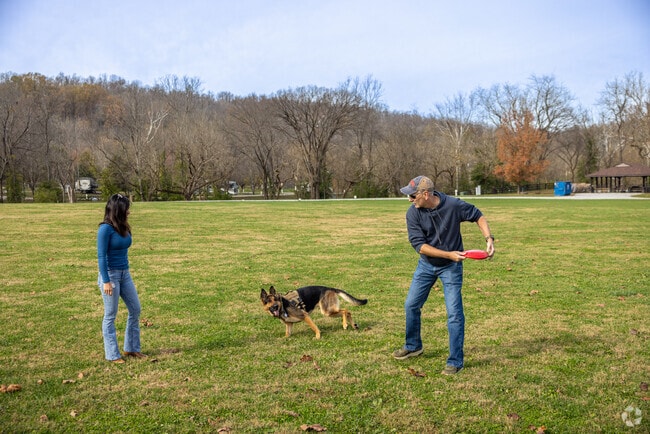 Enjoy the open green spaces and park amenities at Fort Boonesborough State Park.