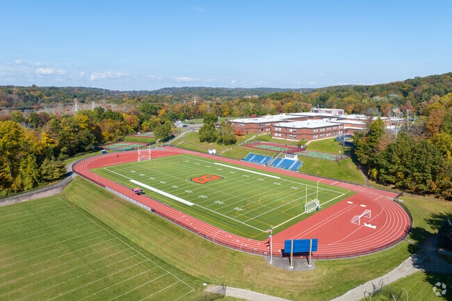 Briarcliff High School has a large football field stadium in Briarcliff, NY.