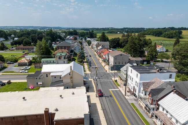 Main Street in Newmanstown offers essentials and local flavor in a walkable setting.