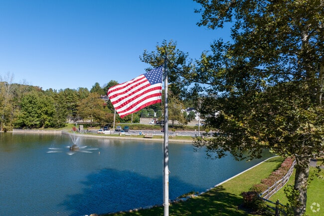 James Carroll Park proudly flies the American flag, reflecting Thornwood’s patriotic pride.