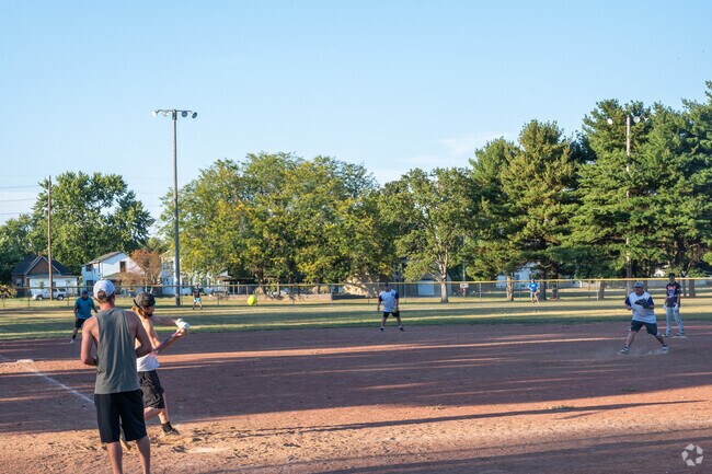 A Deming School resident waits for his pitch and rips it over the fence of Spencer F. Ball Park.