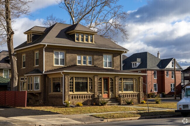 Many of the homes found in Lock Haven are inspired by Colonial architectural styles.