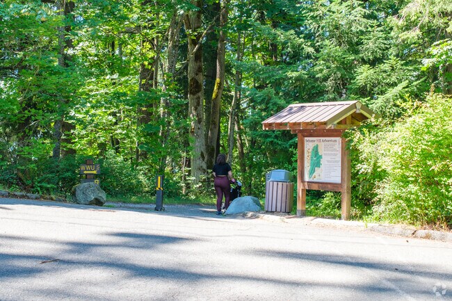 Locals can walk among the trees at the Sehome Arboretum in Bellingham.