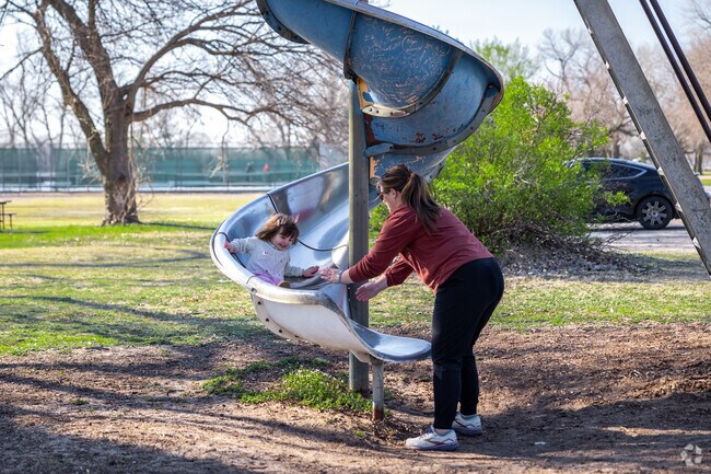 Kids love to burn off some energy at the Sedgwick County Park near Delano Township.
