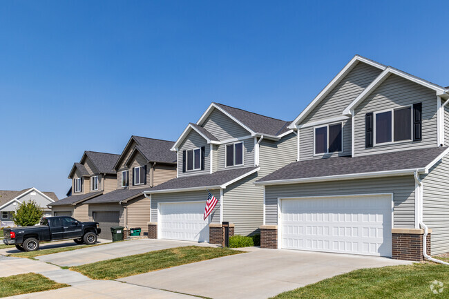 Duplex homes can be found in the West A neighborhood.