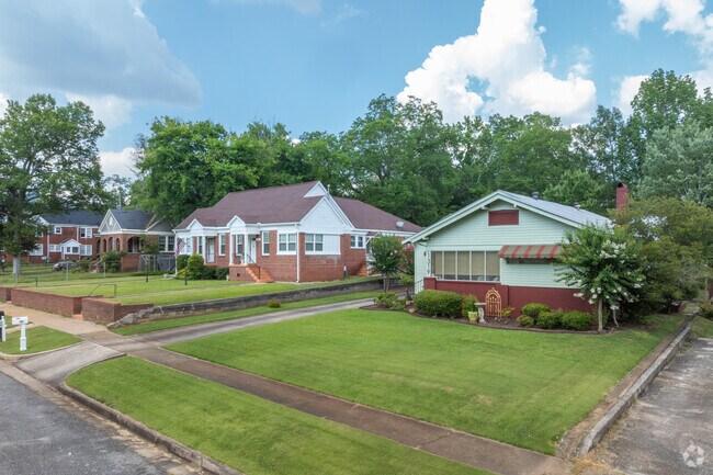 Brick homes in Anniston reflect modest charm and approachable living.