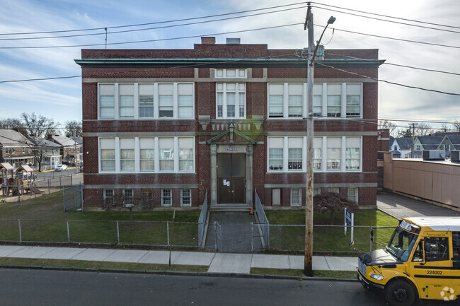 Hall School in Bridgeport, CT.