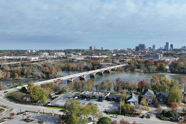 The Gervais Street Bridge symbolizes the enduring connection between two cities.
