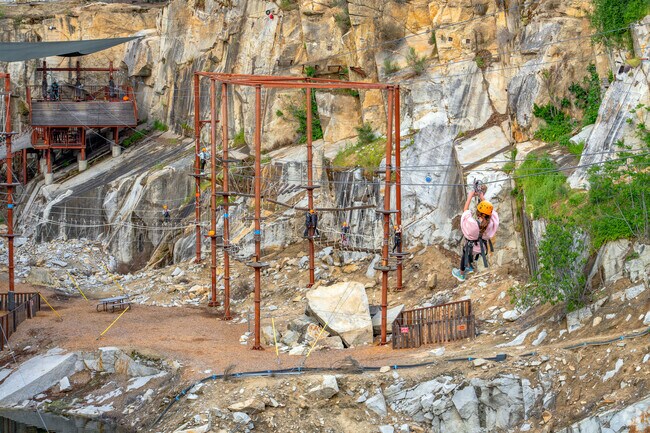Quarry Park Adventures in Central Rocklin provide extreme fun for the thrill seekers nearby.
