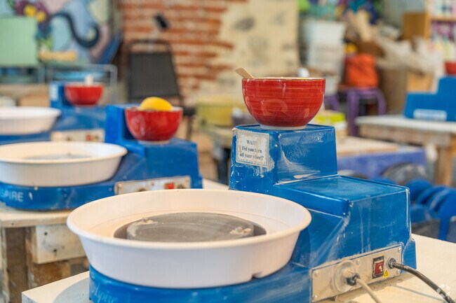 If you're feeling artistic, take a pottery class at Engage Artisan Gallery Lower Frederick.