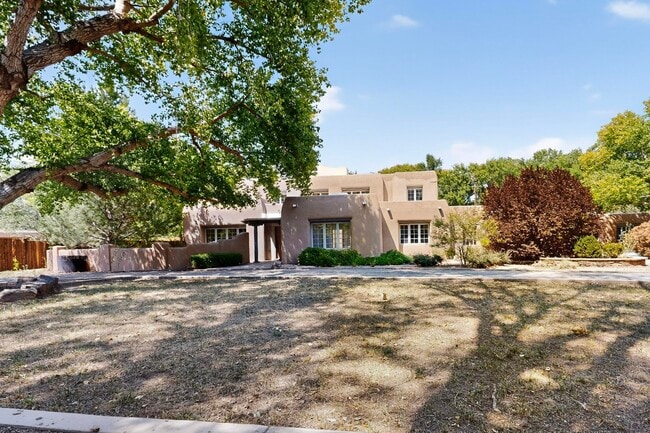 shaded by cottonwoods and other large shade trees