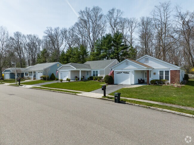 Charming ranch homes with decent-sized yards are in Ridge.