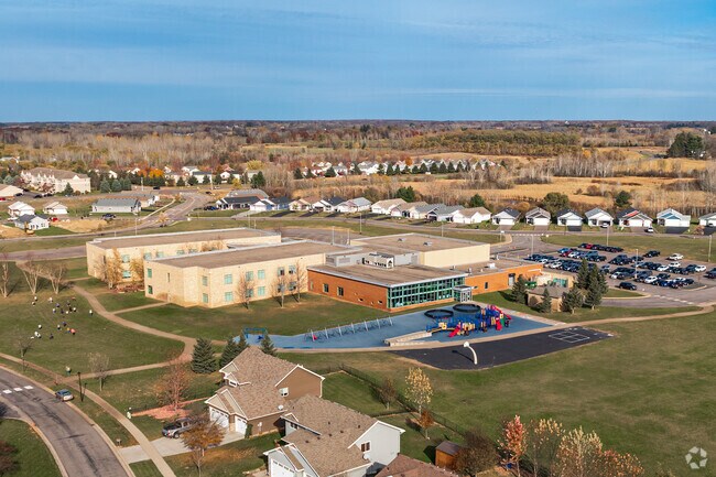 Recess ready: At Isanti Intermediate School students enjoy well-maintained outdoor courts and play areas that support movement and social time.