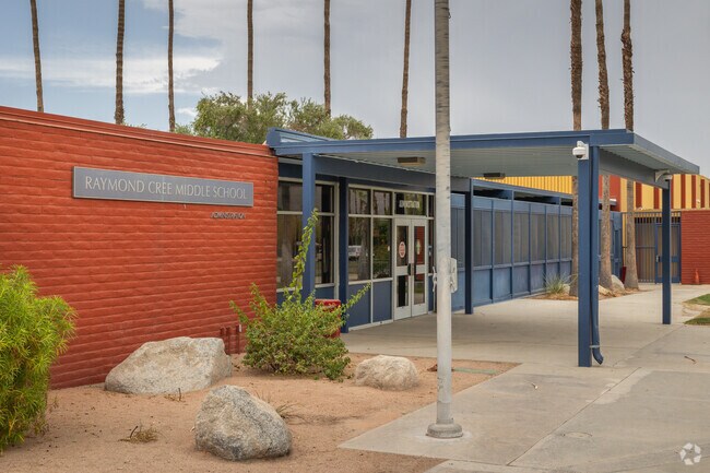 Kids will enjoy learning in the atmosphere of Raymond Cree Middle School.