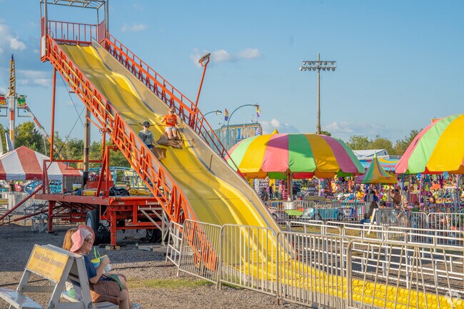 Slide away at the Alabama State Fair near Liberty Highlands.