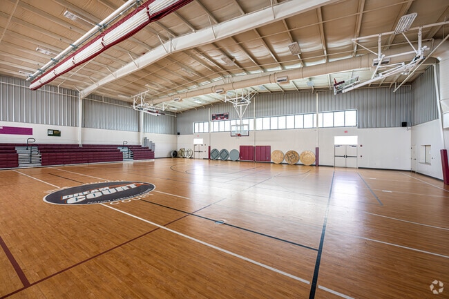 The Giving Hope Community Center in the Desire Area has a large gym for kids to play in.