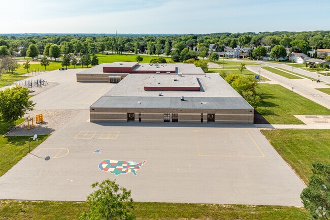Wilder Elementary School in Green Bay offers students ample space to play during recess.