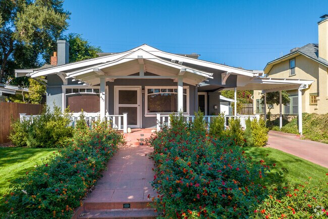 A craftsman-style home in the Midtown neighborhood.