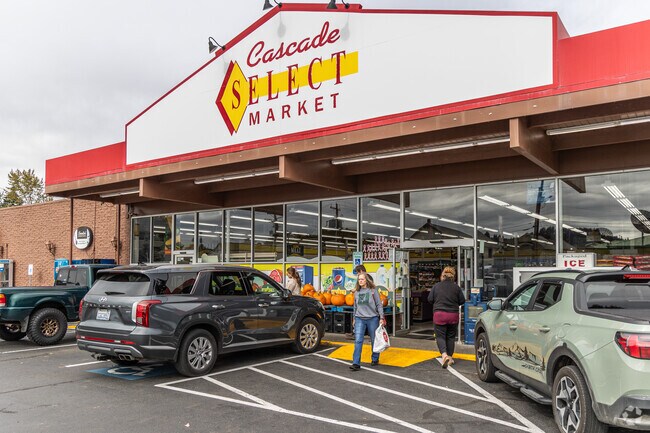 Silver Lake residents shop for groceries at Cascade Select Market in Castle Rock.