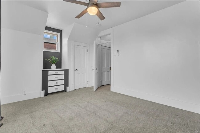 Built in dresser, cedar-lined closet