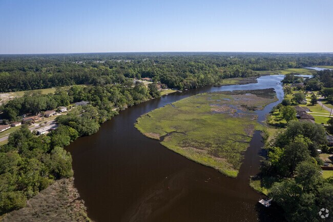 The Ribault River Runs South of Ribault bringing beautiful wildlife to the area.