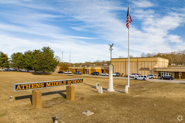 Athens Middle School is a public school for grades 6-8.