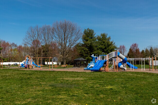 Woods Road Community Park in Hightstown offers outdoor recreation.