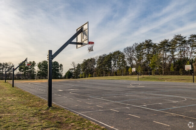 Rocky Run Middle School students can play a variety of sports during gym class.